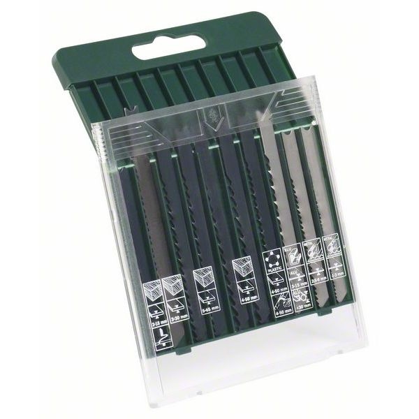 Sägeblattkassette Holz/Metall/Kunststoff (U-Schaft), 10-teilig Image