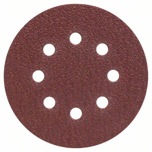 Bosch Accessories 2607019491 Exzenterschleifpapier mit Klett, gelocht K?rnung 40 (?) 125 mm 25 St. Image
