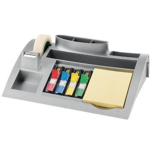 Post-it Schreibtisch Organizer C50 Kunststoff Silber 25,6 x 16,6 x 6,8 cm Image