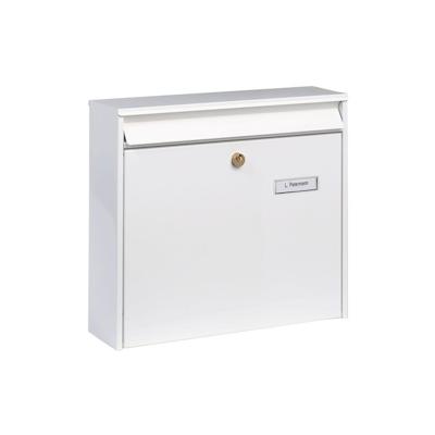 Briefkasten Potsdam 877 H.322mm B.362mm T.100mm weiß STA DIN C4 BURG-WÄCHTER Image