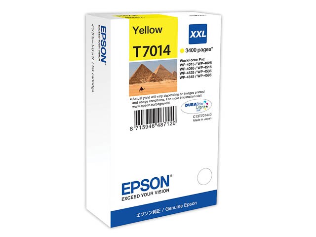 Tinten EPSON C13T70144010 EPSON WP4000 TINTE YEL EHC Image