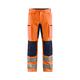 Blaklader 158518115389C62 Arbeitshose mit Stretch, High Vis Orange/Marineblau, Größe C62