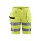 Blaklader 718618113300C46 Damen Shorts mit Stretch, Hi Vis Gelb, Größe C46