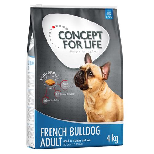 2 x 4 kg Französische Bulldogge Adult Concept for Life Hundefutter trocken