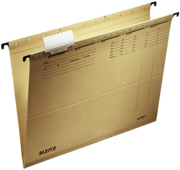 LEITZ Hängemappe A4, seitlich offen, naturbraun, Karton: 250g Image