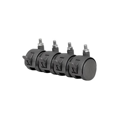 Rollensatz für Vitrinen expoline/3768 40mm silber Inhalt 4 Stück Image