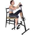 Exercise Bike, Height adjustable Body Arm Leg Exercising Bicycle Indoor Cycling Fitness Physical Therapy Machine with Non-skid Feet Pad for Home Gym Workout , 40 x 40.5 x 73-96 cm