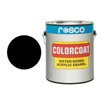 Rosco ColorCoat Paint - Flat Black - 1 Gal. 150056350128