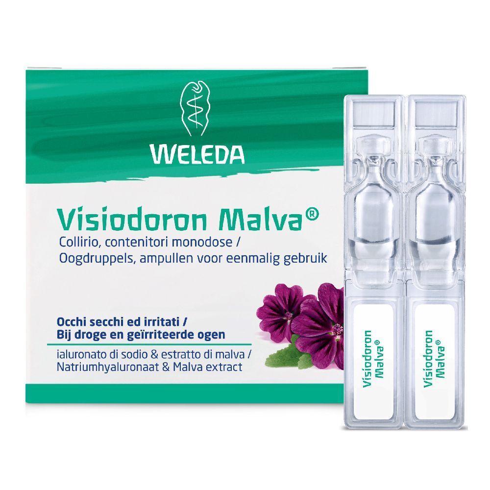 Weleda Visiodoron Malva® Occhi secchi 20x0,4 ml Pipette monodose