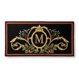 Feliz Monogrammed Door Mat - 30" x 48", Z - Frontgate