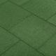 vidaXL Fall Protection Tiles 24 pcs Rubber 50x50x3 cm Green