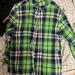 American Eagle Outfitters Shirts | American Eagle Flannel | Color: Blue/Green | Size: S