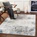 Higden 8'10" x 12' Modern Charcoal/Denim/Medium Gray/Gray/Light Beige/Tan/Peach Area Rug - Hauteloom