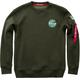 Alpha Industries Space Shuttle Sweat-shirt, vert, taille XS