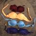 Victoria's Secret Swim | Lot 4 Victoria’s Secret Bandeau Bikini Tops | Color: Blue/Red | Size: L