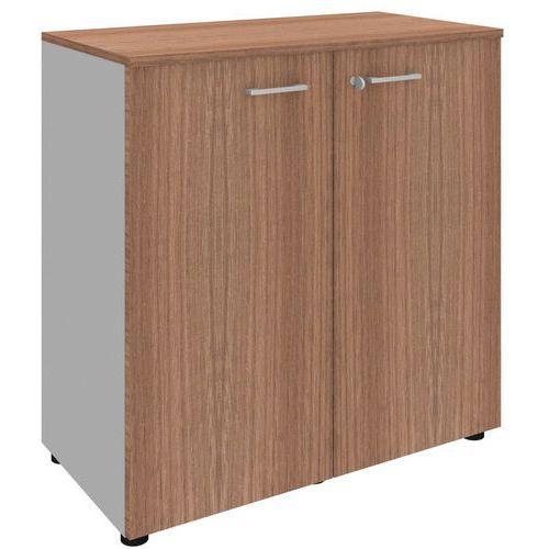 Armoire À Portes Battantes - Hauteur 90 - Noyer - Quadrifoglio