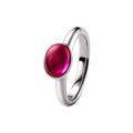 Giorgio Martello Milano - Ring mit fuchsia Zirkonia, Silber 925 Ringe Violett Damen