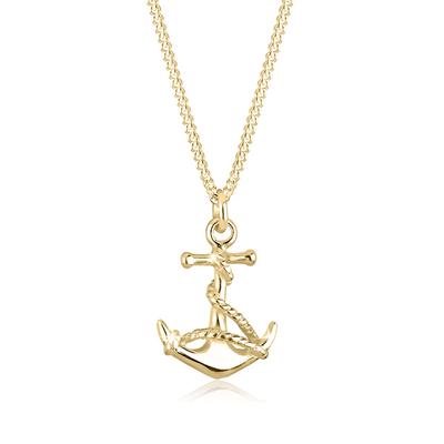 Elli - Anker Symbol Maritim Meer 925 Sterling Silber Ketten 1 ct Damen (49.99 € / 1 ct)