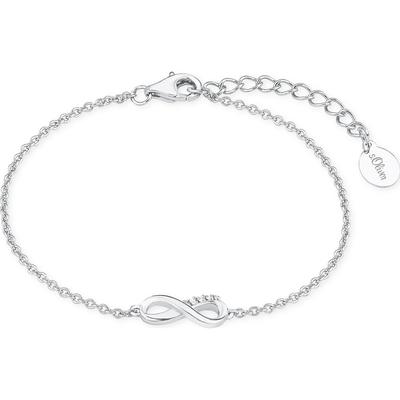 s.Oliver Armband Silber One Size Weiss Damen