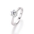 Smart Jewel - Ring funkelnd mit Zirkonia Stein, Antragsring, Silber 925 Ringe Damen