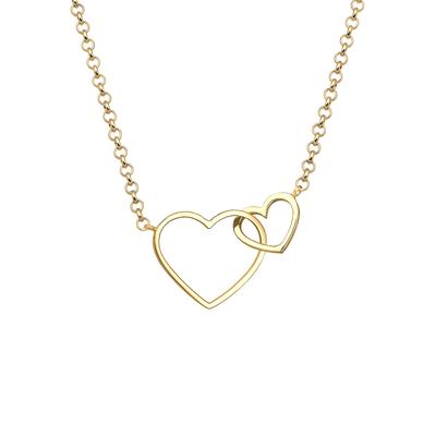 Elli - Herz Unendlichkeit Liebe 925 Silber Ketten 1 ct Damen (59.99 € / 1 ct)