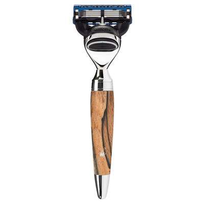 Mühle - Stylo 5-Klingen-Rasierer, Gillette® Fusion™, Griff Gestockte Buche Rasur 1 ct Herren (133.99 € / 1 ct) Image