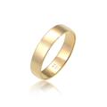 Elli PREMIUM - Bandring Trauring Basic Hochzeit Paar 585 Gelbgold Ringe Damen