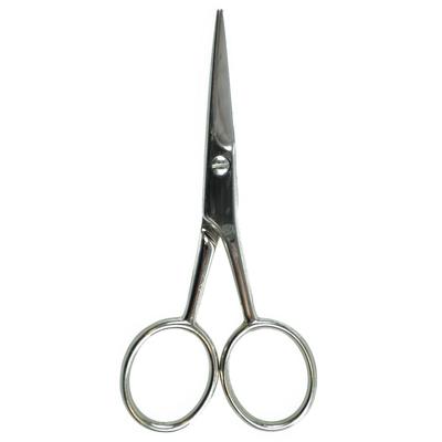 Golddachs Bartschere vernickelt, 10cm Herren