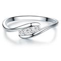 Trilani - Ring Sterling Silber Topas in Silber Ringe Damen