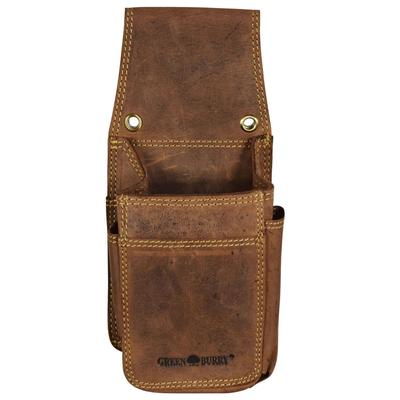 Greenburry Vintage Gürteltasche Leder 14,5 cm braun Braun Herren Image