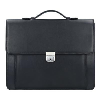 d & n Basic Aktentasche 36 cm schwarz Schwarz