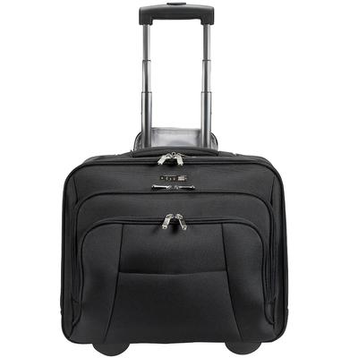 d & n - Bussiness & Travel 2-Rollen Businesstrolley 41 cm Laptopfach Koffer & Trolleys 1 ct Schwarz Herren