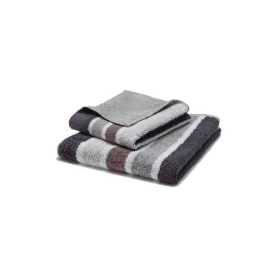 grace grand spa Duschtuch Premium in tollem Streifen-Design One Size / Grau