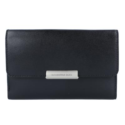 Mandarina Duck - Hera Geldbörse Leder 15 cm Portemonnaies 1 ct Schwarz Damen