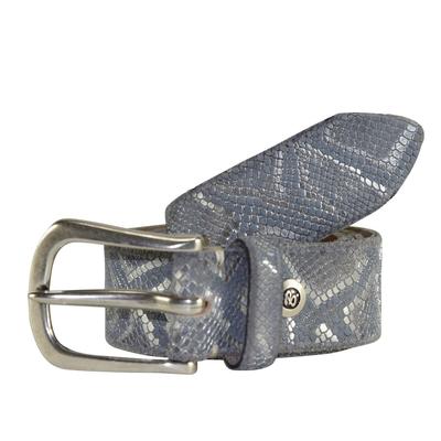 b.belt - Gürtel Leder 1 ct Grau Herren