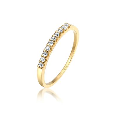 Elli DIAMONDS Elli DIAMONDS Ring Microsetting Diamant (0.15 ct.) 375 Gelbgold Ringe Damen