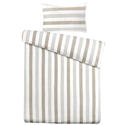 Gallazzo Bettwäsche 1300 - Taupe 1x 140cm x 200cm / 70cm 90cm