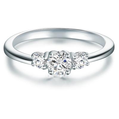 Trilani - Ring aus Sterling Silber in Silber mit Zirkonia Ringe 1 ct Damen