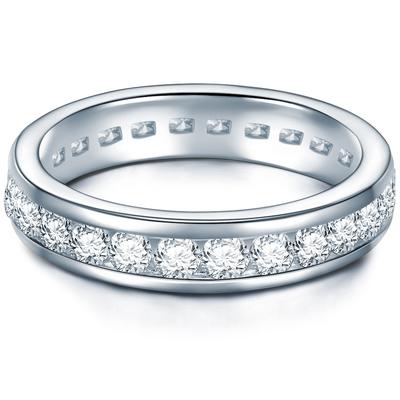 Trilani - Ring aus Sterling Silber in Silber mit Zirkonia Ringe 1 ct Damen