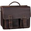 Greenburry Aktentasche Leder 39 cm Brown Braun Herren
