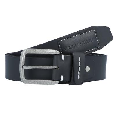 Greenburry Belt Gürtel Leder 105 cm Schwarz Herren