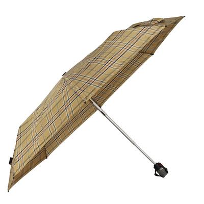 Knirps Schirm T.200 Medium Duomatic check beige Nude Damen Image