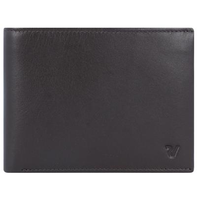Roncato Pascal Geldbörse Leder 13 cm testa moro Braun Herren Image