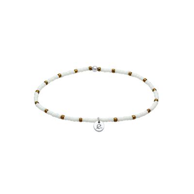 Elli - Plättchen Anhänger Beads Kugeln Bunt 925 Silber Armbänder & Armreife Damen