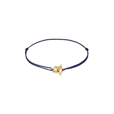 Elli Rising Star Nylon Basic Trend 925 Sterling Silber Blau Damen