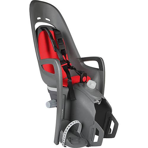 Fahrradsitz ZENITH RELAX mit Gepäckträgeradapter grau/rot
