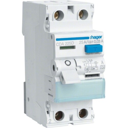 Hager FI-Schutzschalter 2p.25A 30mA Image