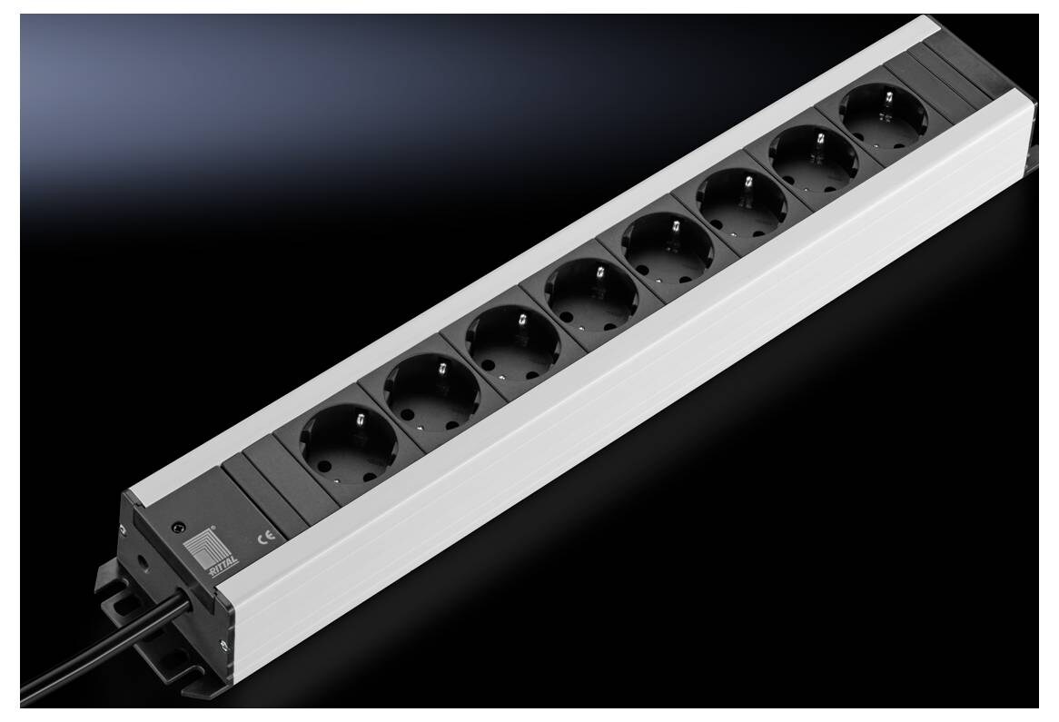 Rittal DK 7000.630 Steckdosenleiste 8-fach Kunststoff 1 St. Image