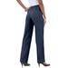 Plus Size Women's Classic Bend Over® Pant by Roaman's in Navy (Size 40 W) Pull On Slacks