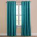 Wide Width BH Studio Room-Darkening Grommet Panel by BH Studio in Teal (Size 54" W 95" L) Window Curtain